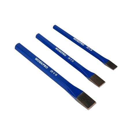 ชุดเหล็กสกัดปากแบน WORKPRO WP201302 3 ชิ้น