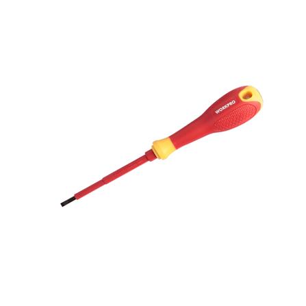 ไขควงกันไฟหุ้มฉนวน VDE WORKPRO WP341024 4x100 มม.