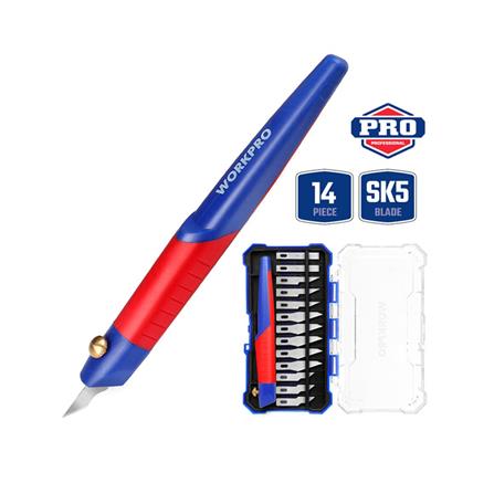 ชุดมีดสั้นเปลี่ยนหัว 14 แบบ WORKPRO WP219005
