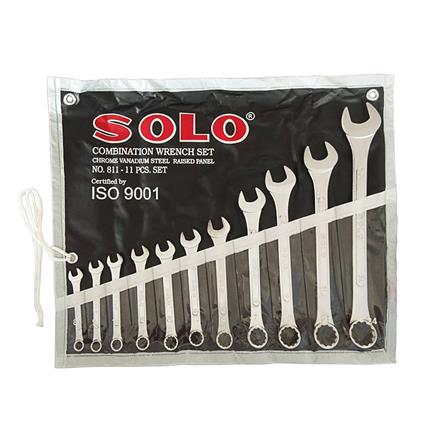 ชุดประแจแหวนข้างปากตาย SOLO NO.811 11 ชิ้น