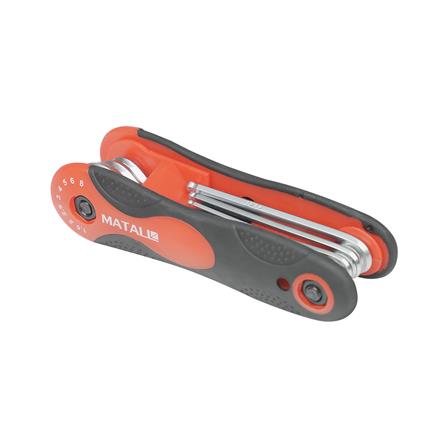 ประแจหกเหลี่ยมหัวบอล MATALL 8 ชิ้น/ชุด