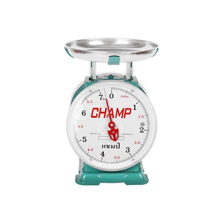 เครื่องชั่ง CHAMP 7 กก. สีน้ำเงินอมเขียว