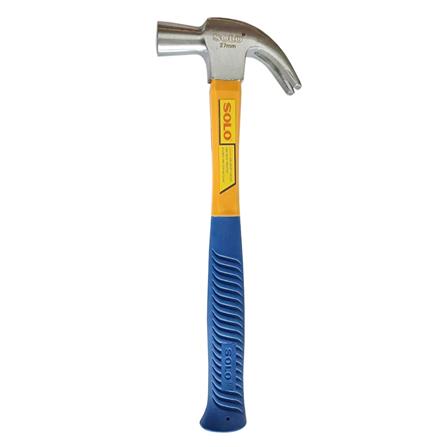 ค้อนช่างไม้ ด้ามไฟเบอร์ SOLO 614 27 มม.