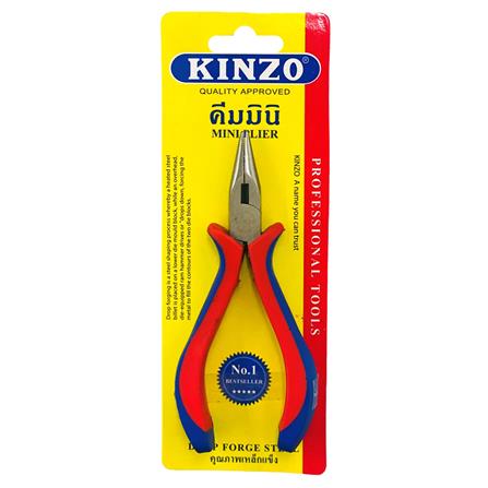 คีมมินิปากแหลมมีฟัน KINZO NO.1033 VR9166 5 นิ้ว