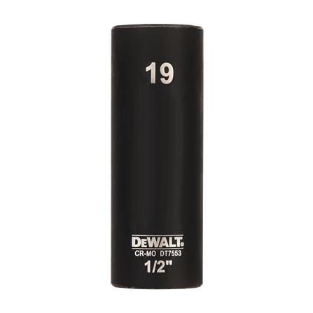 ลูกบ็อกซ์ยาว DEWALT DT7553-QZ 1/2 นิ้ว 19 มม.