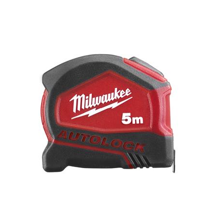 ตลับเมตร MILWAUKEE AUTOLOCK 5 เมตร สีแดง