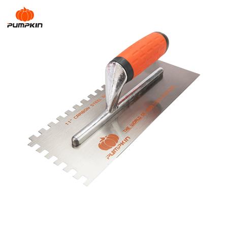 เกรียงปูกระเบื้องยาง ด้ามยาง PUMPKIN 28103 11 นิ้ว สีส้ม