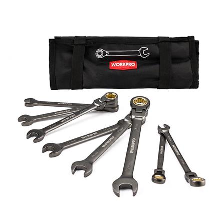 ชุดประแจแหวนปากตายพับได้ WORKPRO WP202521 (ชุด 8 ชิ้น)