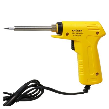 หัวแร้งปืนปรับความร้อนสูง KRUKER 130 วัตต์ สีเหลือง