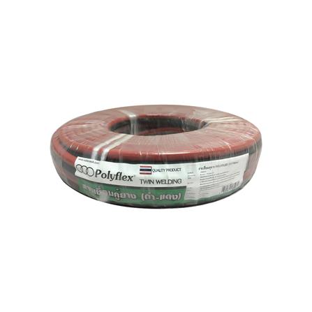 สายเชื่อมคู่ดำแดง POLYFLEX 1/4 นิ้ว x 10 ม.