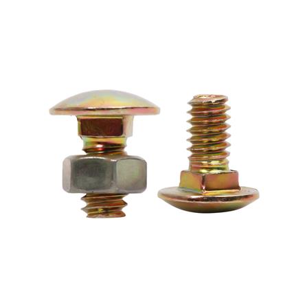 นอตเหล็กฉากครบชุด DEXZON 1/4X1/2 นิ้ว แพ็ก 20 ชิ้น