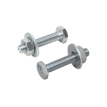 นอตกิโล ครบชุด DEXZON 3/8X2 นิ้ว 0.5 กก.