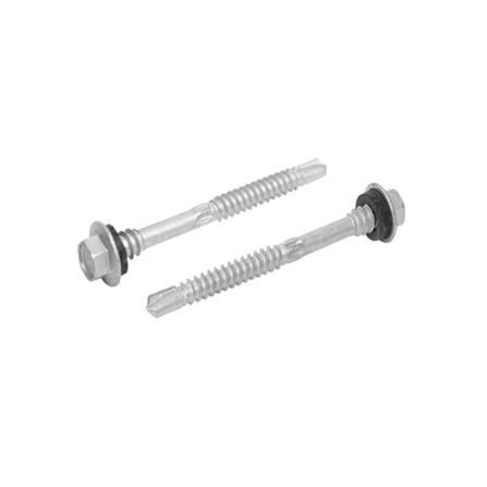 สกรูยึดสันลอนเมทัลชีทโครงเหล็ก DEXZON 10x2-1/2 นิ้ว (แพ็ก 10 ชิ้น)