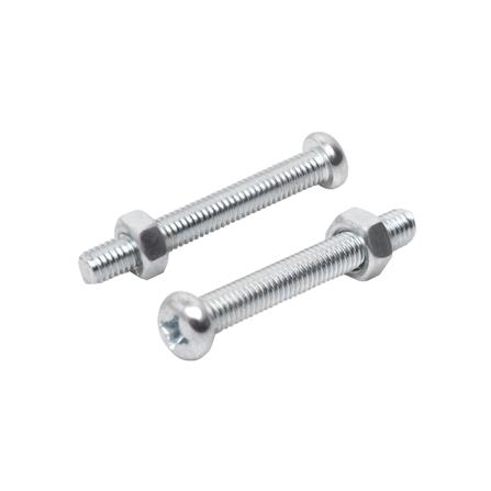 สกรูเกลียวมิลพร้อมนอต JP DEXZON 6X45 มม. แพ็ก 25 ชิ้น