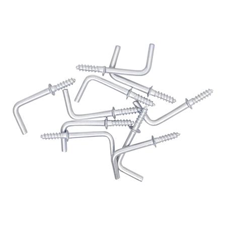 ตะขอตัวแอล BY TORA 3/4 นิ้ว แพ็ก 10 ชิ้น