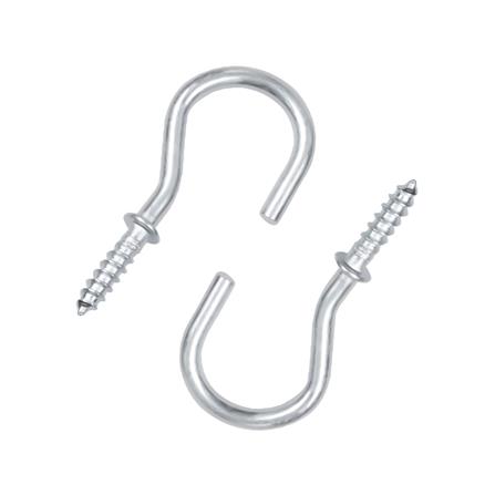 ตะขอ ตัวซี BY TORA 1/4" สีนิกเกิ้ล