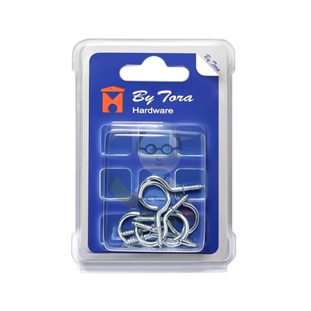 ตะขอตัวซี 1 นิ้ว แพ็ก 8 ชิ้น