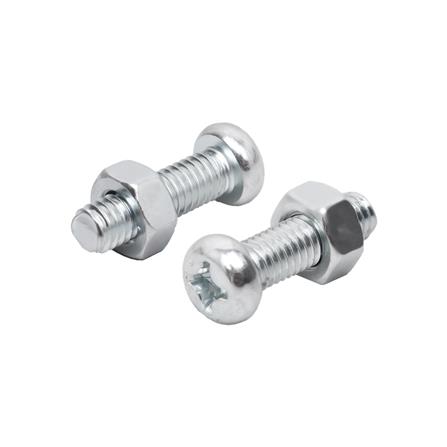 สกรูเกลียวมิลพร้อมนอต JP DEXZON 6X20 มม. แพ็ก 25 ชิ้น