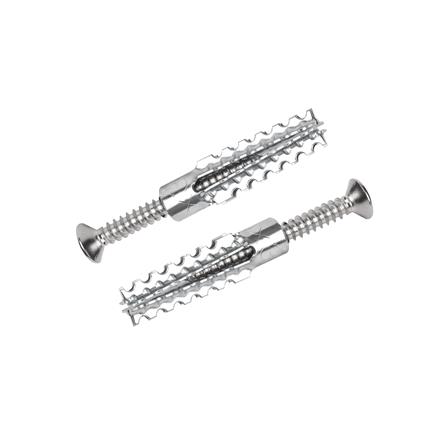 พุกเหล็กเกลียวเหล็ก DEXZON เบอร์ 8 35 มม. แพ็ก 8 ชิ้น