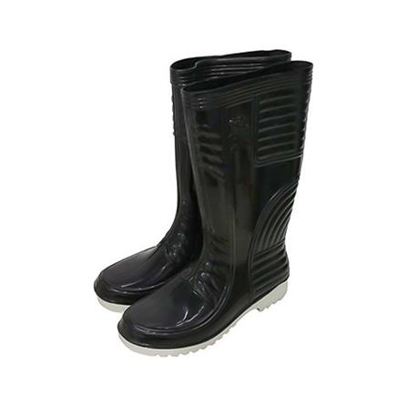 รองเท้าบูท จานบิน สูง14 นิ้ว เบอร์ 11.5 สีดำ