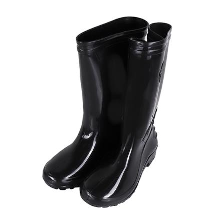 รองเท้าบู๊ทพื้นยางไนไตรล์ PIPES สูง 12 นิ้ว เบอร์ 9.5 สีดำ