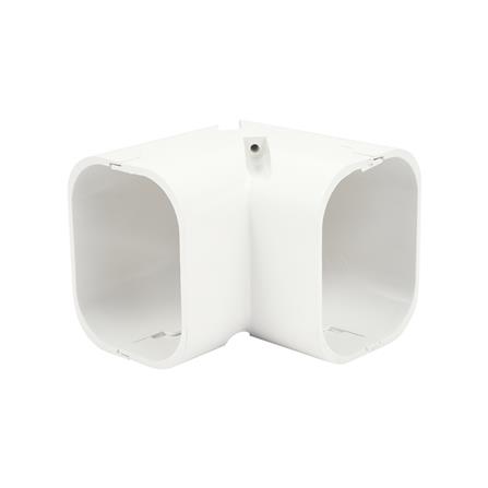 อุปกรณ์รางครอบท่อแอร์ ข้องอโค้ง 90 องศา ELECKTA