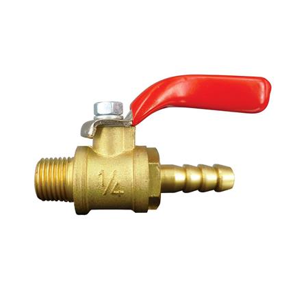 ก๊อกลมหางปลาเกลียวนอก PUMPKIN PTT-MH5 5x8 มม. 1/4 นิ้ว สีทอง