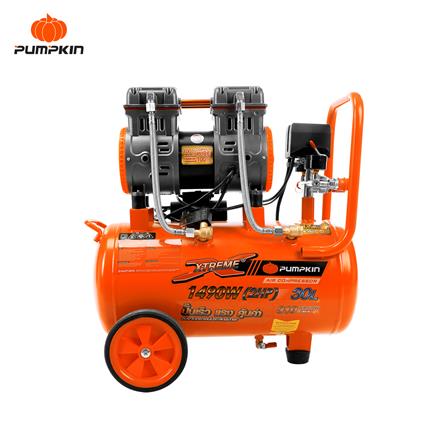 ปั๊มลม OIL FREE PUMPKIN PTT-X2HP30 2 แรงม้า 30 ลิตร