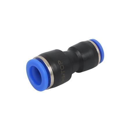 ข้อต่อข้อลด 2 ทาง HI-TOP APG10-8 10 - 8 มม. สีดำ