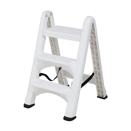 บันไดพลาสติก MATALL 3 ชั้น สีขาว