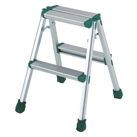 บันได STEP 2 ขั้น TRUSCO TAF-2/253-7478 สีเงิน