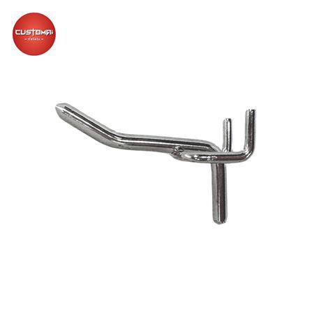 ตะขอแขวนเหล็กแบบหนา CUSTOMAI 5 ซม. สีเงิน