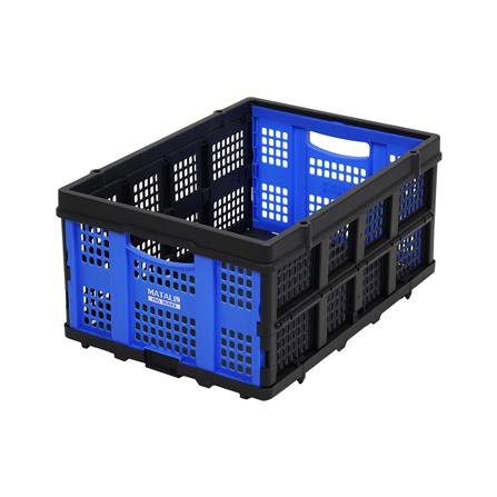 ตะกร้ารถเข็นอเนกประสงค์พับได้ MATALL PRO BA-002 สีน้ำเงิน-ดำ