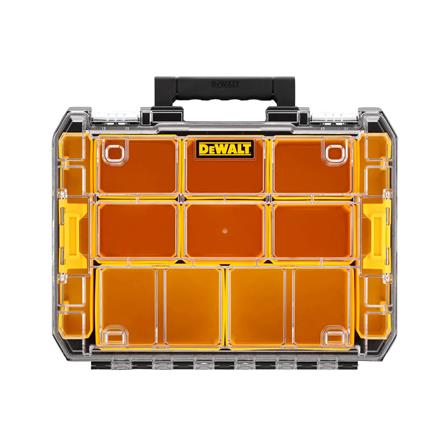 กล่องเครื่องมือแบบ 10 ช่อง DEWALT TSTAK DWST82968-1 สีดำ/เหลือง