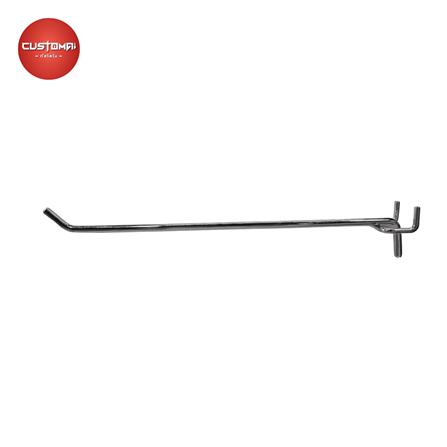 ตะขอแขวนเหล็กแบบหนา CUSTOMAI 25 ซม. สีเงิน