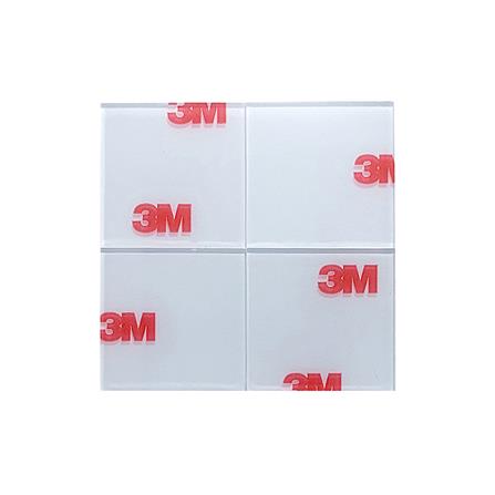 เทปกาว 2 หน้า แรงยึดติดสูงชนิดใส 3M 25 มม. x 25 มม.