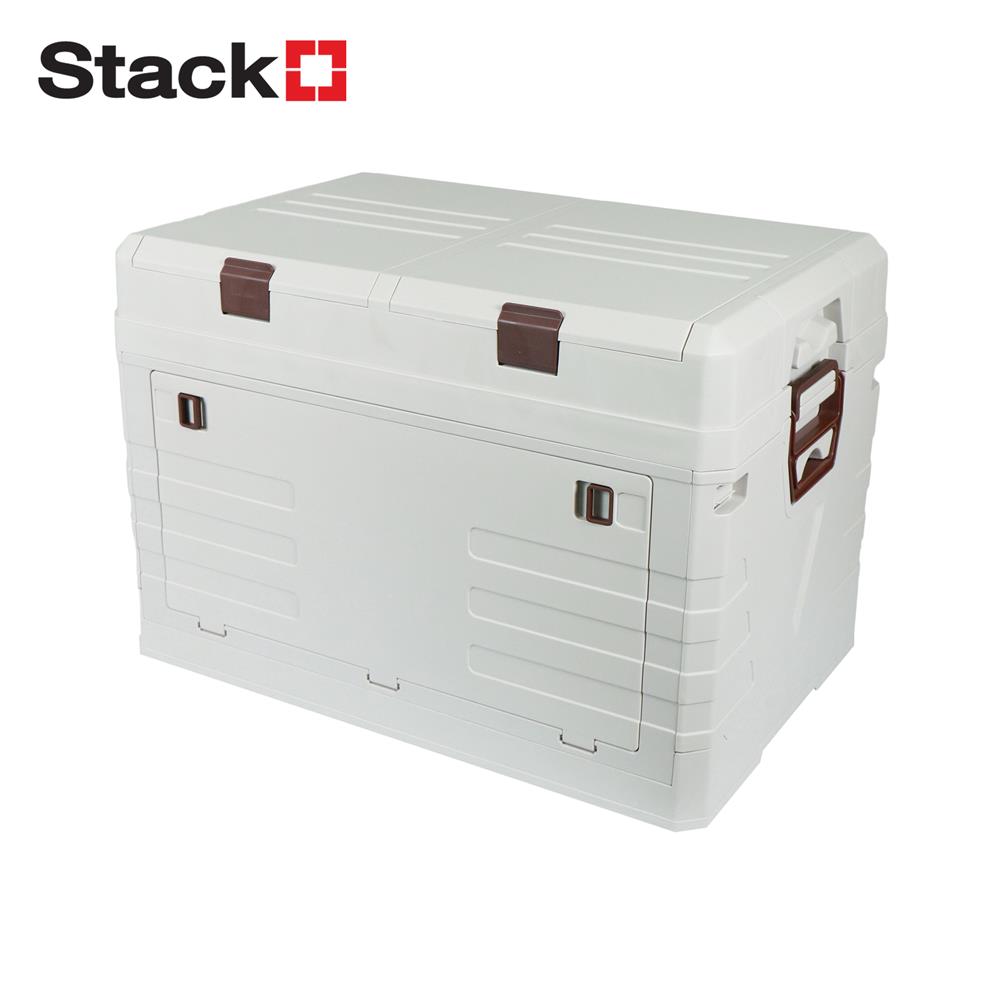 กล่องเก็บของพับได้ STACKO GLAM-C SIZE L 58X39X40 ซม. สีครีม