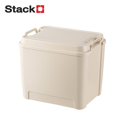 กล่องหูหิ้ว STACKO GLAM 19 ลิตร 33.5x26x29 ซม. สีเบจ