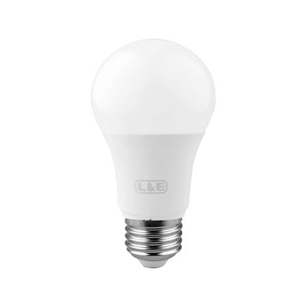 หลอด LED L&amp;E BULB 9 วัตต์ COOL WHITE E27