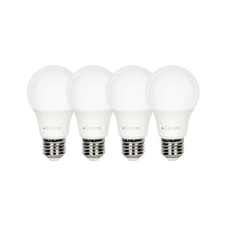 หลอด LED CARINI A60 ECOLIFE 7 วัตต์ WARM WHITE E27 แพ็ก 4 ชิ้น