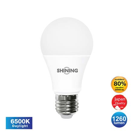 หลอด LED SHINING A60 12 วัตต์ DAYLIGHT E27