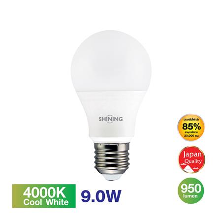 หลอด LED SHINING A60 9 วัตต์ COOL WHITE E27