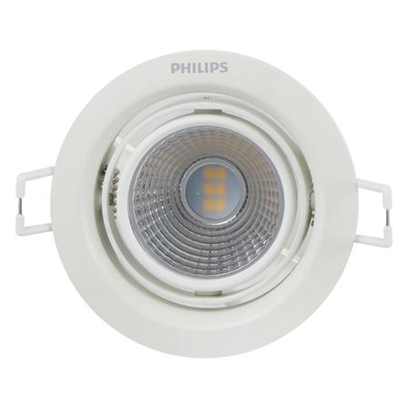 ดาวน์ไลท์ LED PHILIPS 59775 POMERON 4 นิ้ว 5 วัตต์ WARM WHITE สีขาว