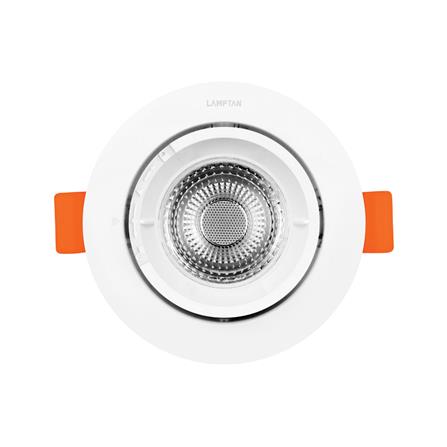 ดาวน์ไลท์ LED LAMPTAN MR16 FULL SET 3.5 นิ้ว 7 วัตต์ WARM WHITE สีขาว