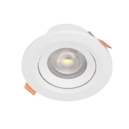 ดาวน์ไลท์ LED CARINI LCS4730R 5 วัตต์ WARM WHITE 3 นิ้ว สีขาว