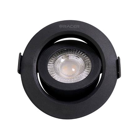 ดาวน์ไลท์ LED RACER ADJUST 3.5 นิ้ว 5 วัตต์ DAYLIGHT สีดำ