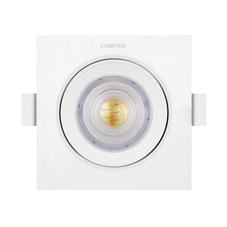 ดาวน์ไลท์ LED LAMPTAN SPOTLIGHT COLOUR CHOICE SQUARE 3 นิ้ว 7 วัตต์ DAYLIGHT/COOL WHITE/WARM WHITE สีขาว