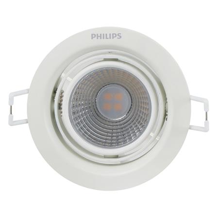 ดาวน์ไลท์ LED PHILIPS 59774 POMERON 4 นิ้ว 3 วัตต์ WARM WHITE สีขาว