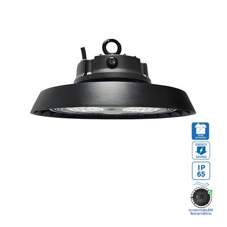 โคมไฮเบย์ LED CARINI IRENE 100 วัตต์ DAYLIGHT สีดำ