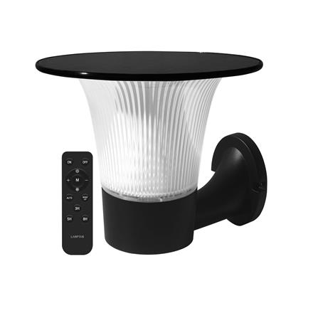 ไฟหัวเสา SOLAR LAMPTAN FLOWLIGH 15 วัตต์ DAYLIGHT/COOL WHITE/WARM WHITE สีดำ